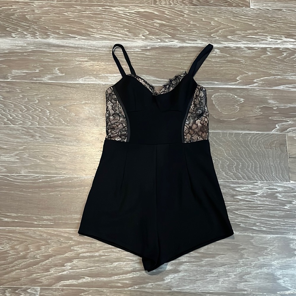 ArdenB lace black romper